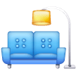 couch-and-lamp Emoji samsung