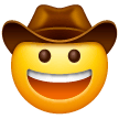 cowboy-hat-face Emoji samsung