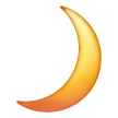 crescent-moon Emoji samsung