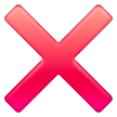 cross-mark Emoji samsung