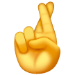 🤞 Mano con los dedos cruzados Emoji en Samsung