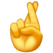 crossed-fingers Emoji samsung