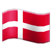 Flagge von Dänemark Emoji Samsung
