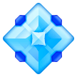 diamond-with-a-dot Emoji samsung