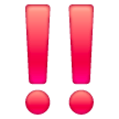 double-exclamation-mark Emoji samsung