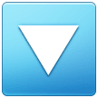 Triângulo a apontar para baixo Emoji Samsung