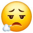 face-exhaling Emoji samsung