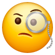 face-with-monocle Emoji samsung