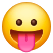 face-with-tongue Emoji samsung
