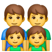family-man-man-boy-boy Emoji samsung