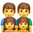 family-man-man-girl-girl Emoji samsung