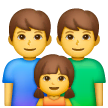 family-man-man-girl Emoji samsung
