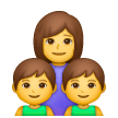 family-woman-boy-boy Emoji samsung