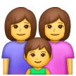 family-woman-woman-boy Emoji samsung