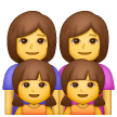 family-woman-woman-girl-girl Emoji samsung
