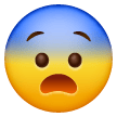 fearful-face Emoji samsung