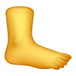 foot Emoji samsung