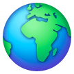 globe-showing-europe-africa Emoji samsung