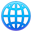 globe-with-meridians Emoji samsung