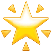 Estrela brilhante Emoji Samsung