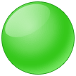 Círculo verde Emoji Samsung