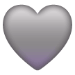 grey-heart Emoji samsung