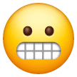 Grimassen schneidendes Gesicht Emoji Samsung