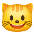 😺 Grinning Cat Emoji on Samsung Phones