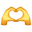 heart-hands Emoji samsung