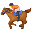 🏇 Jockey sur un cheval de course Émoji sur Samsung