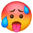 hot-face Emoji samsung