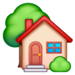 house-with-garden Emoji samsung