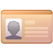 identification-card Emoji samsung