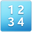 Símbolo de entrada con números Emoji Samsung