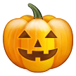 Zucca di Halloween Emoji Samsung