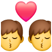 kiss-man-man Emoji samsung