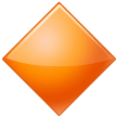 🔶 Large Orange Diamond Emoji on Samsung Phones