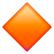 large-orange-diamond Emoji samsung