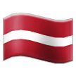 Bandera de Letonia Emoji Samsung