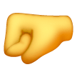 left-facing-fist Emoji samsung