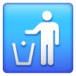 litter-in-bin-sign Emoji samsung