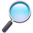 magnifying-glass-tilted-right Emoji samsung