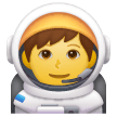 Astronauta uomo Emoji Samsung
