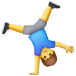 man-cartwheeling Emoji samsung