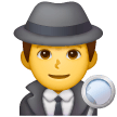 man-detective Emoji samsung