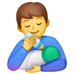 man-feeding-baby Emoji samsung
