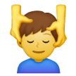 💆‍♂️ Mann, der eine Kopfmassage genießt Emoji auf Samsung