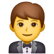 man-in-tuxedo Emoji samsung