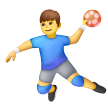 man-playing-handball Emoji samsung