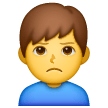 man-pouting Emoji samsung